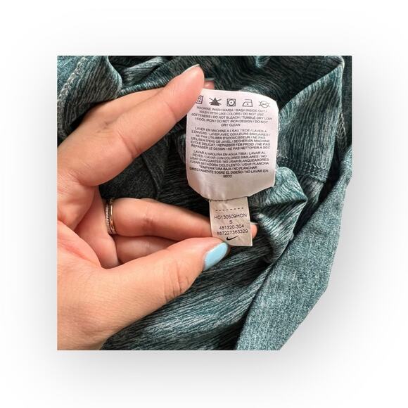 Nike Element DriFit Running Womens Small 3/4 zip up Pullover in Teal - Picture 12 of 12